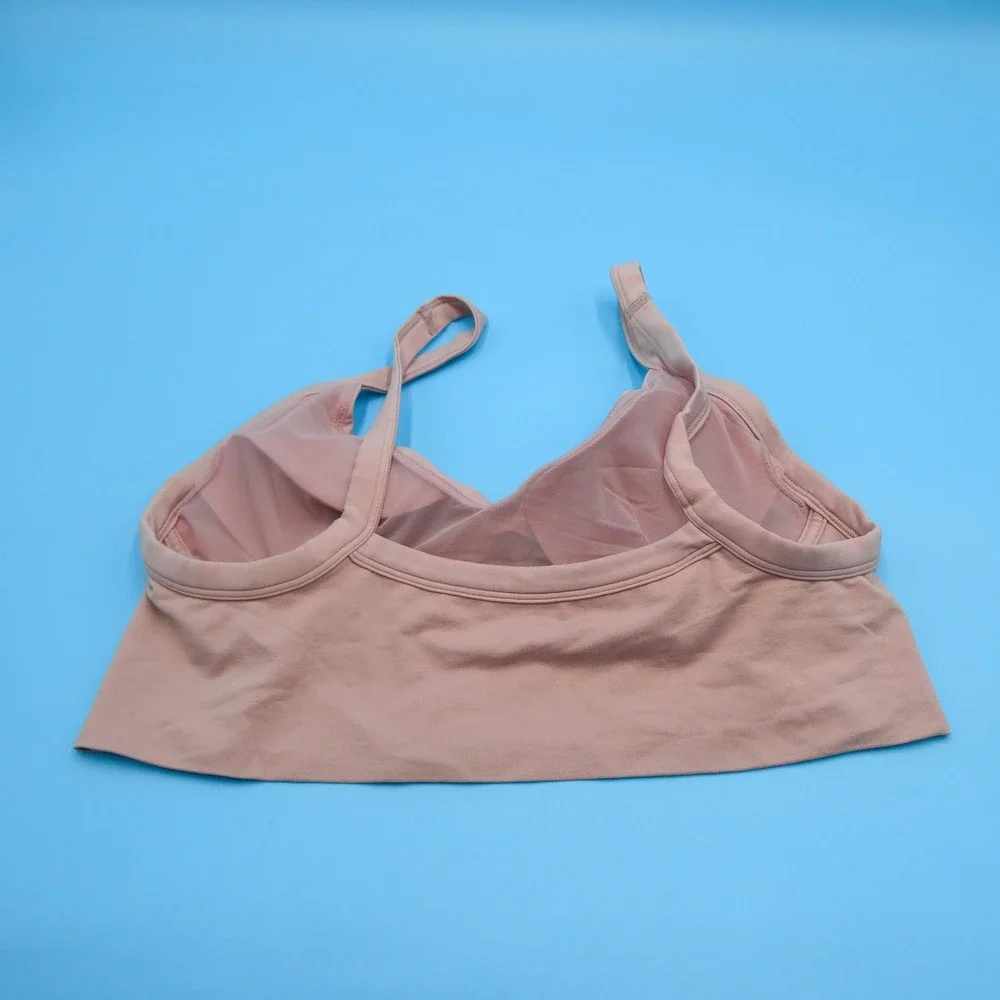 Victoria's Secret Bralette Womens‎ Extra Large Lounge Wireless Nude Polyamide XL